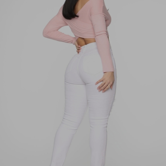 Fashion nova pink crop top - Picture 3 of 3